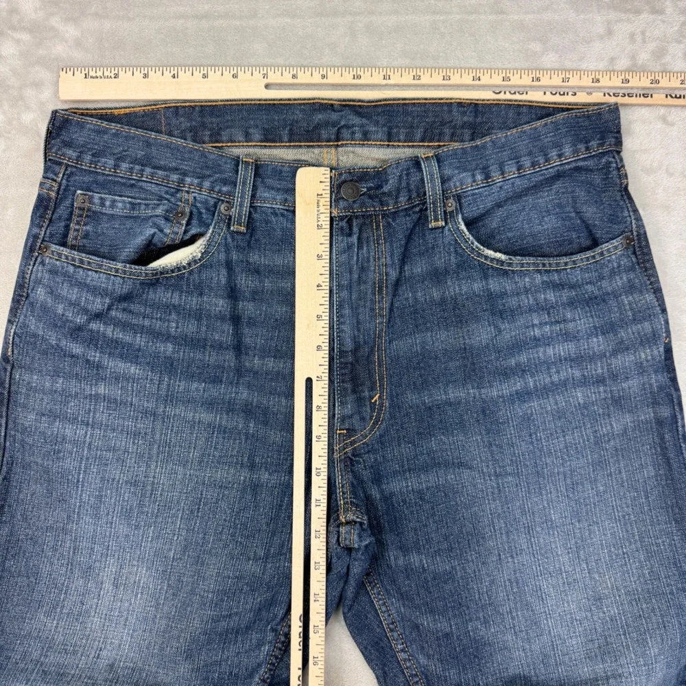 Levi 559 Jeans Mens 38x30 Blue Relaxed Baggy Skater Straight Classic Denim Pants